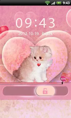 GO Locker Theme Kitty android App screenshot 1